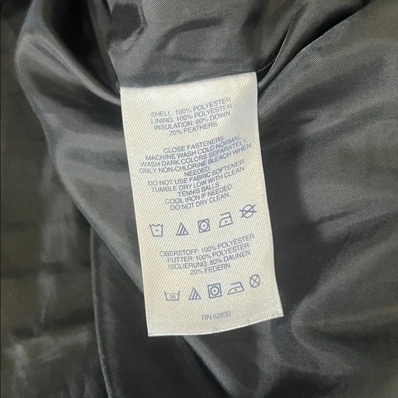 Lands End Down/Feather Puffer Vest Black Size XL - Picture 7 of 8